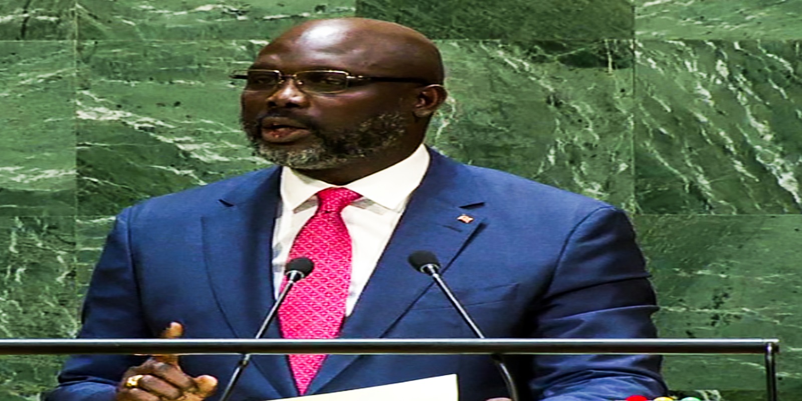 His Excellency Dr. George Manneh addresses the 74th Session of the United Nations General Assembly